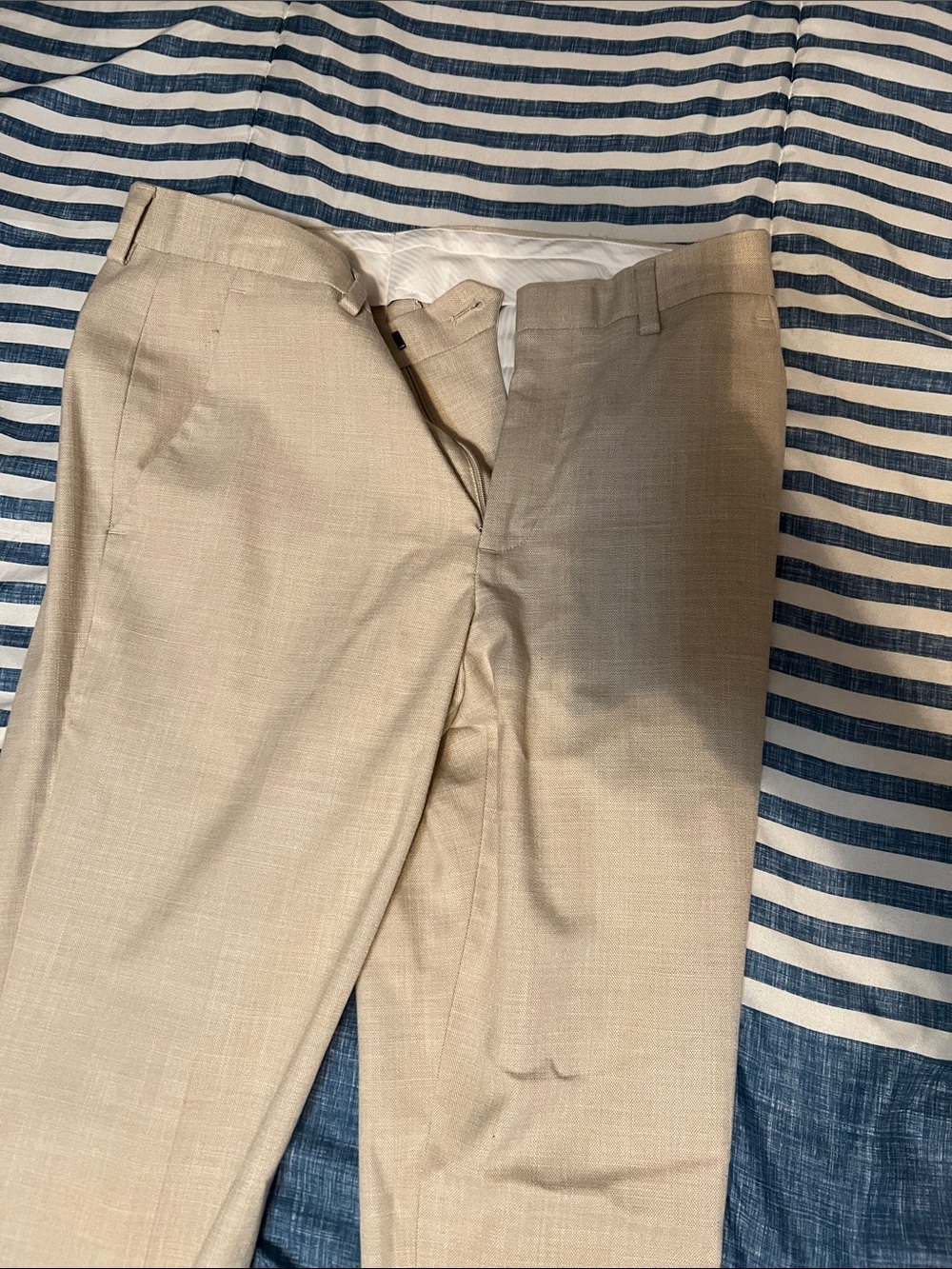 Express Men's Dress Pants in Light Tan